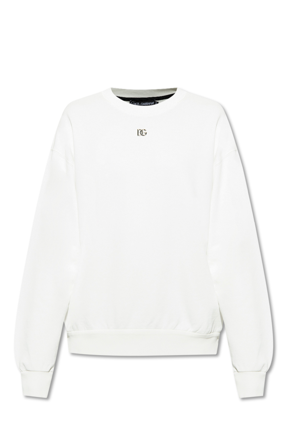 Dolce and gabbana white sweatshirt sale